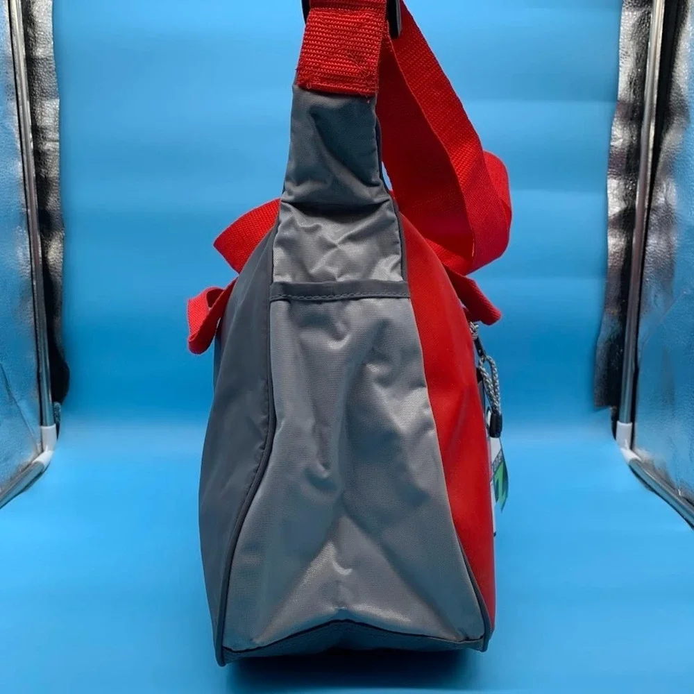 Vintage Energy Zone Nylon Gym Bag Red Small Mini Y2K‎